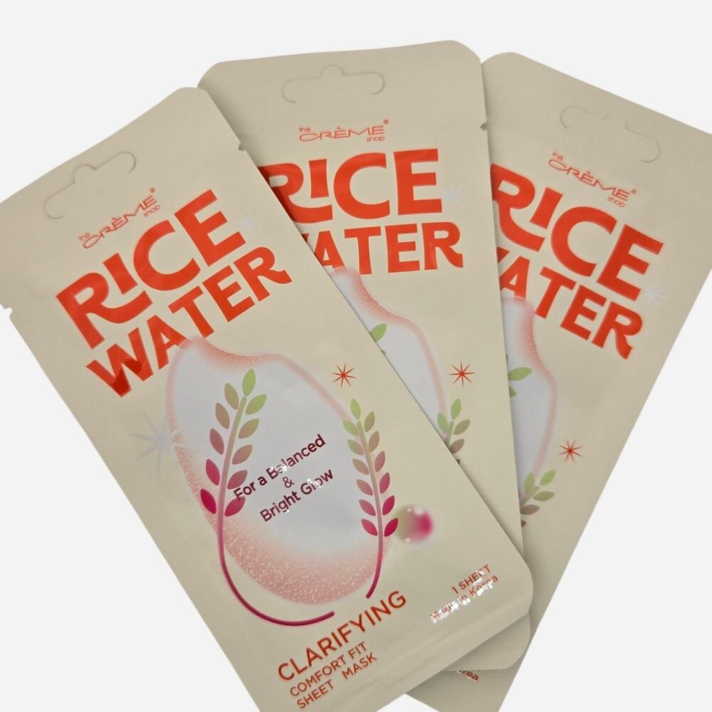 The Creme Shop Rice Water Mask - 3 Masks